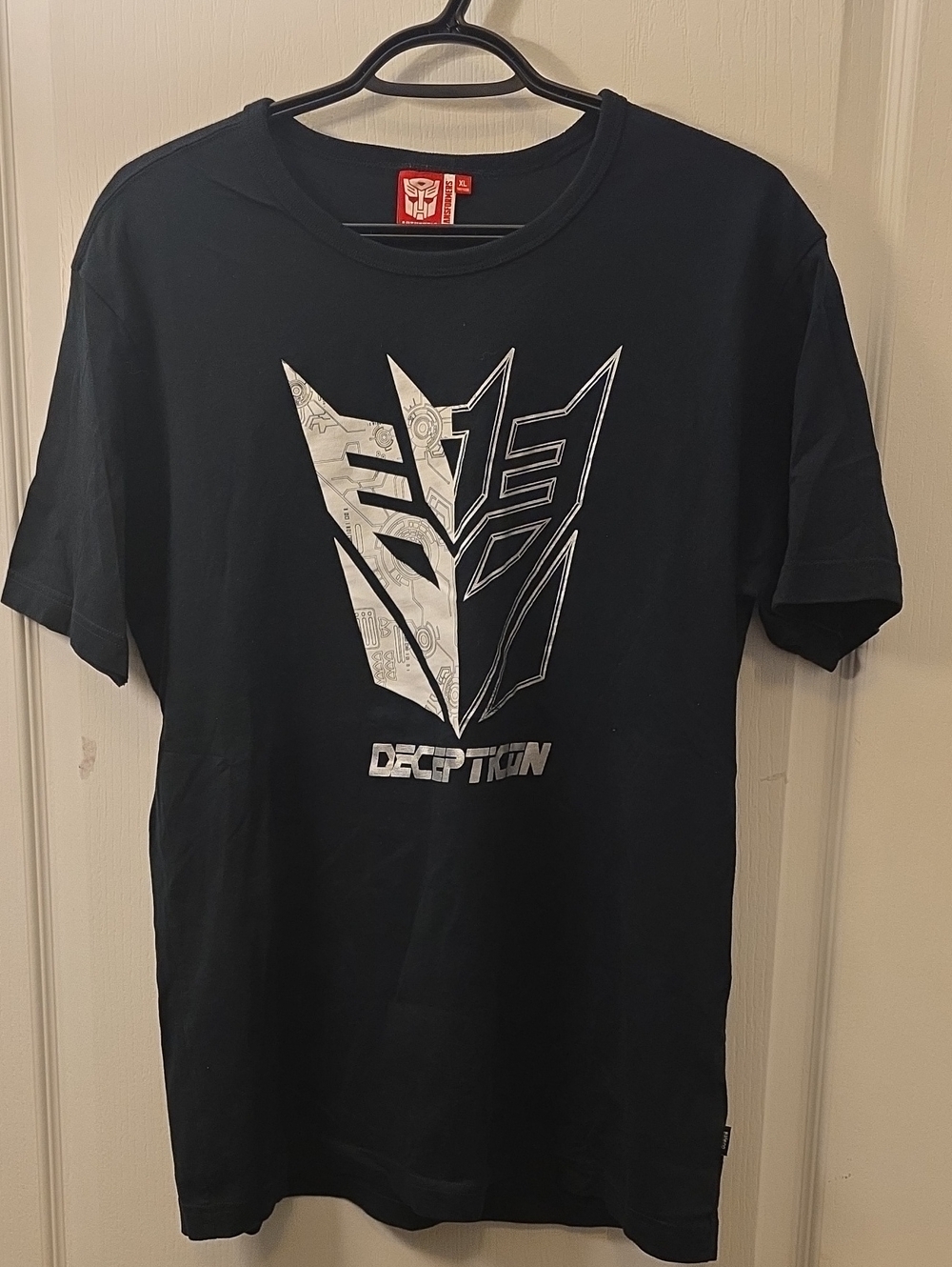 Transformers Decepticon Logo Men's Black T-Shirt